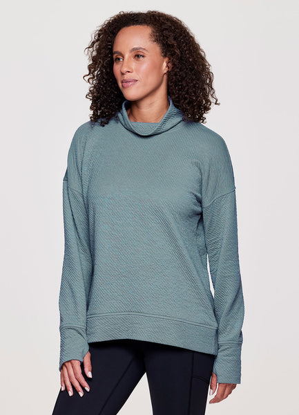 Overlook Jacquard Mock Neck Sweatshirt – RBX Active