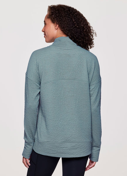 Overlook Jacquard Mock Neck Sweatshirt – RBX Active