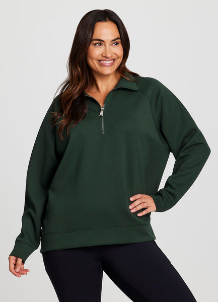 Plus LuxeSoft Oversized Half Zip Pullover – RBX Active