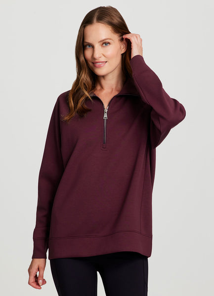 LuxeSoft Oversized Half Zip Pullover – RBX Active