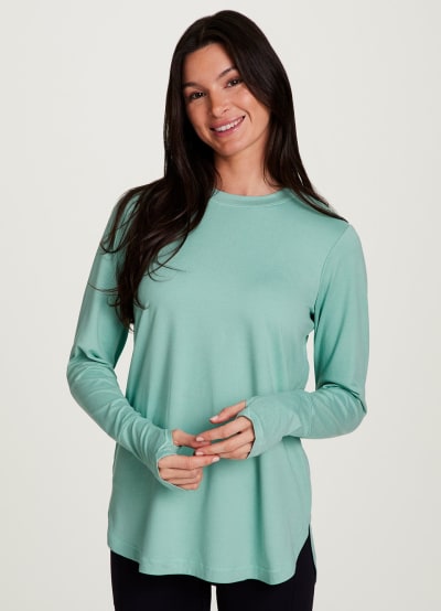 Studio Practice Long Sleeve Tunic Tee