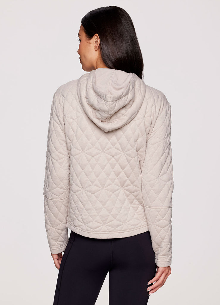 quilted hoodie jacket