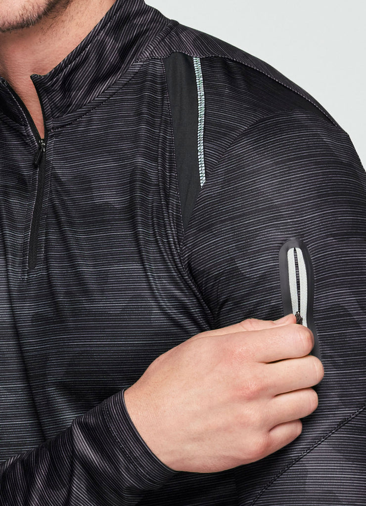 Prime Camo Compression 1/4 Zip Base Layer Tee – RBX Active