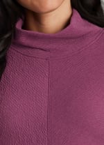 Studio Jacquard Mock Neck Pullover - RBX Active