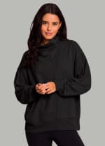 Oliver Plush Oversized Mock Neck Pullover - RBX Active