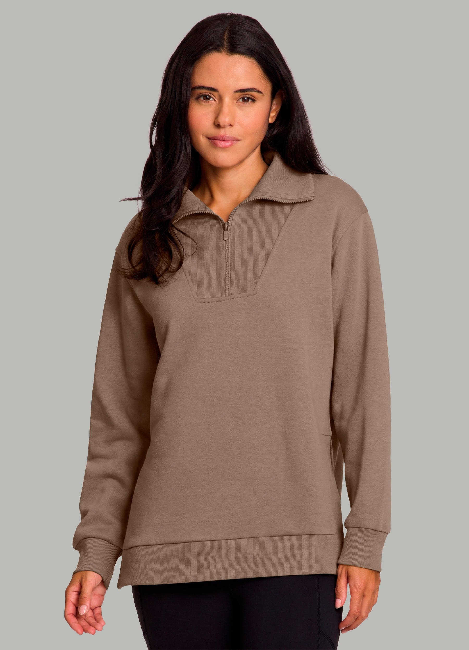 Downtown Fleece 1/4 Zip Tunic - RBX Active