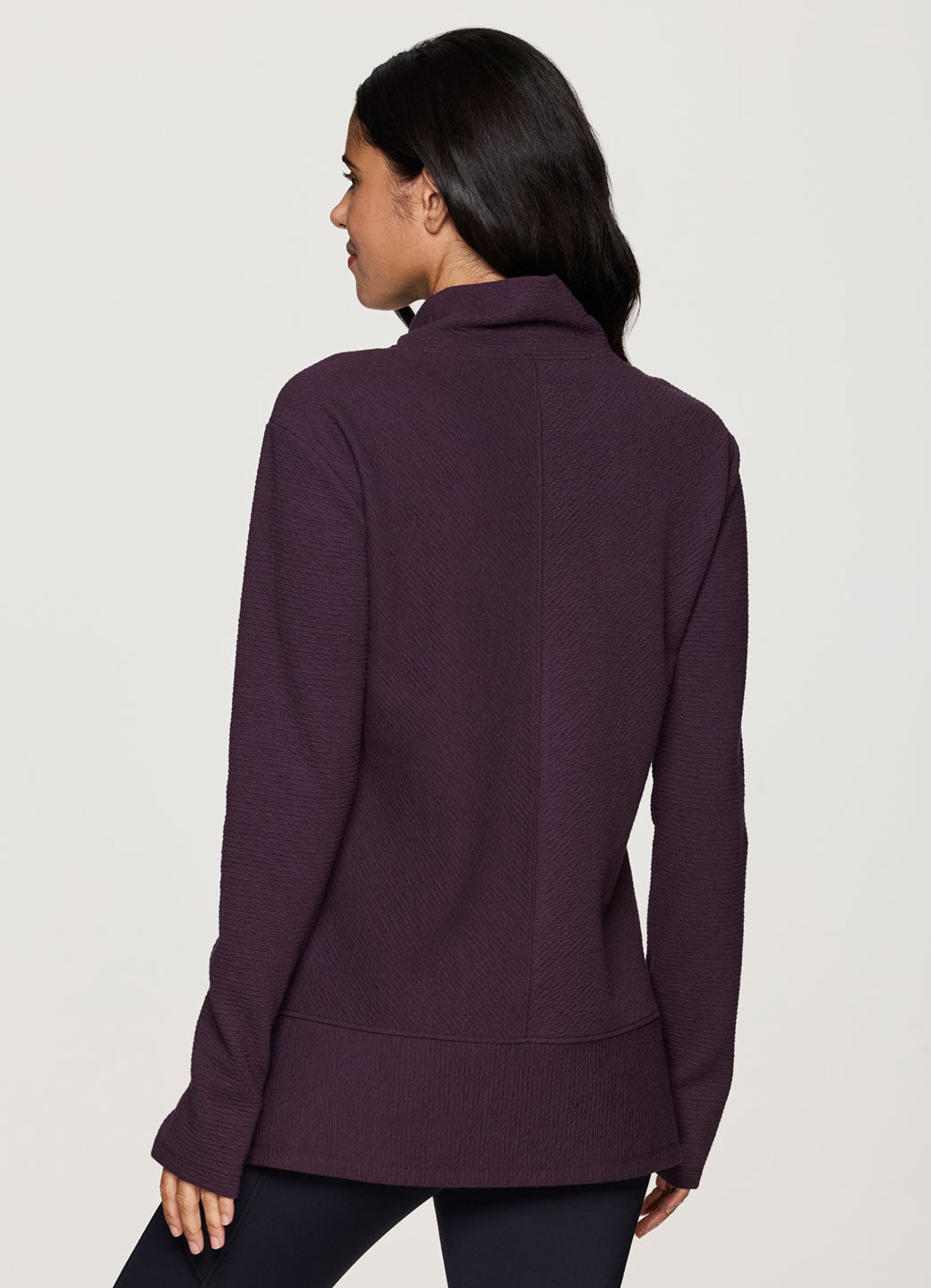 Studio Jacquard Mock Neck Pullover - RBX Active