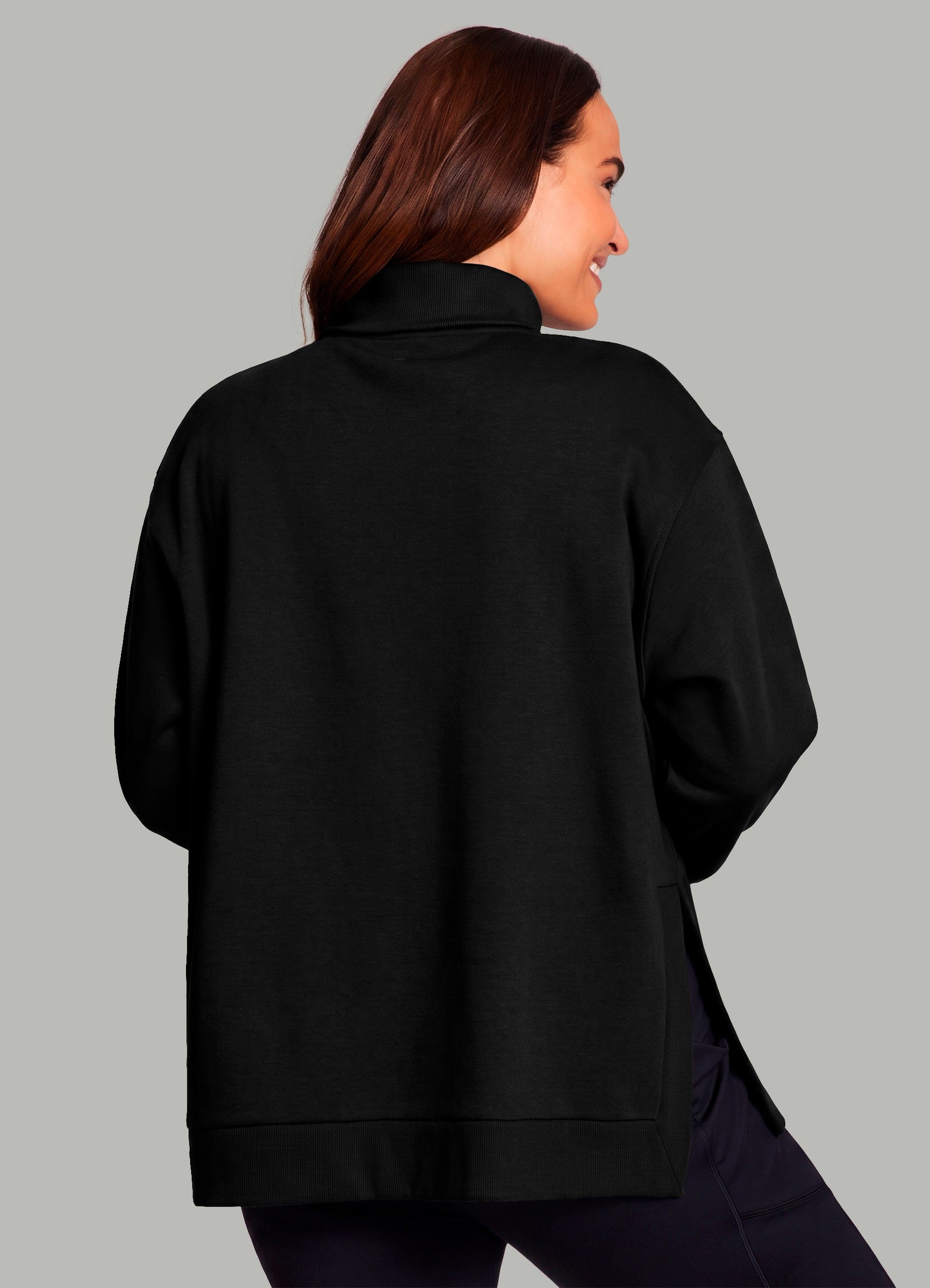 Plus Downtown Fleece 1/4 Zip Tunic - RBX Active