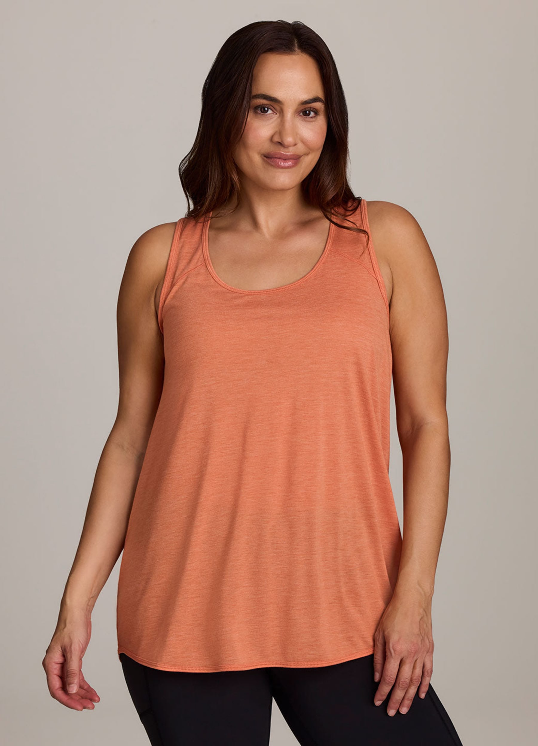 Plus Relaxed Twist Back Tank Top - RBX Active