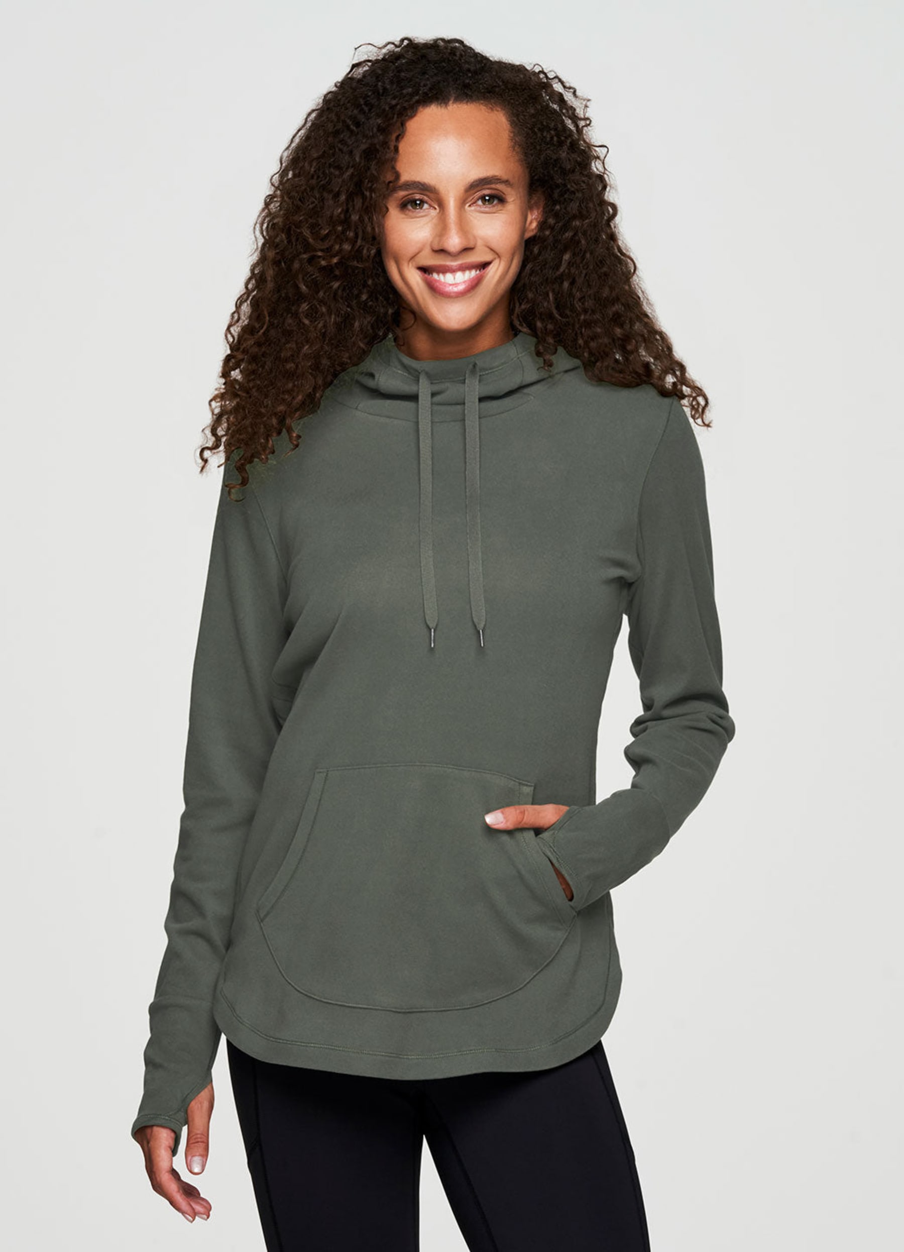 Oliver Plush Hoodie Tunic Sweatshirt RBX Active