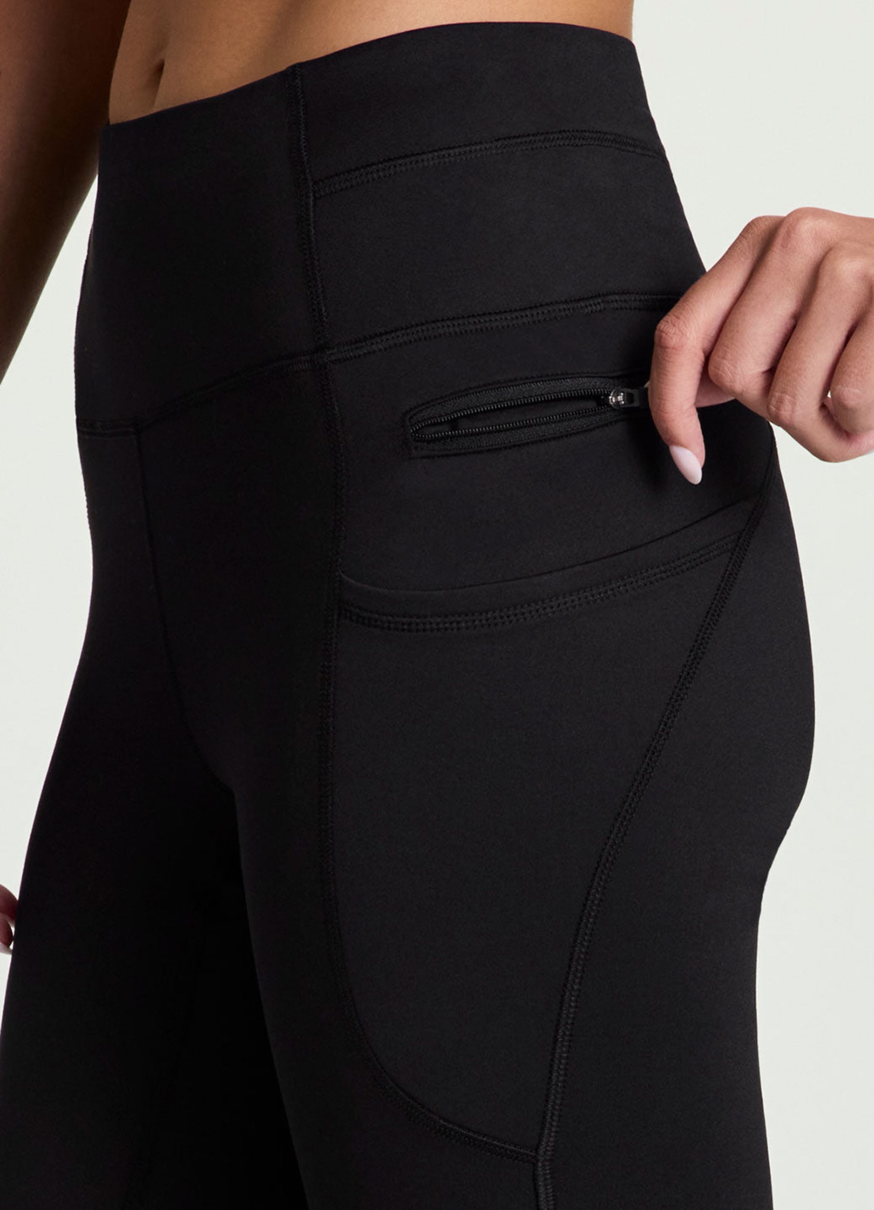 レッグウェア BELMISEslimleggings color+TRUE BLACK LLB Athletic Works Women's and Women's Plus Stretch Cotton Blend