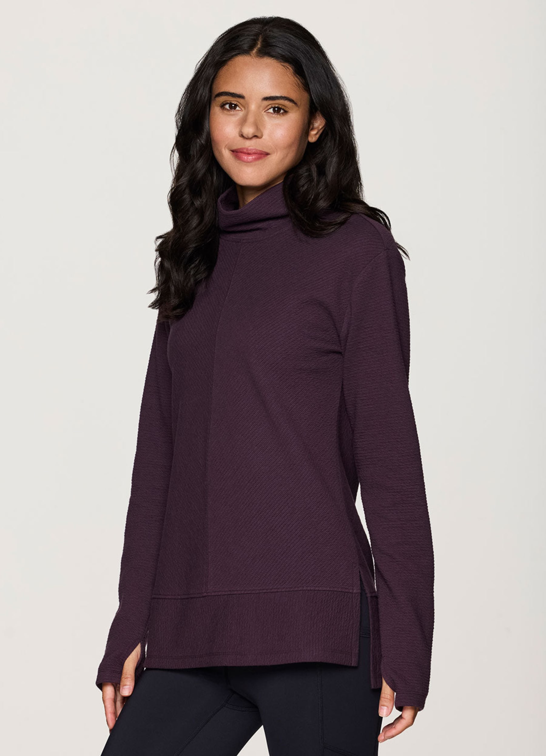 Studio Jacquard Mock Neck Pullover - RBX Active