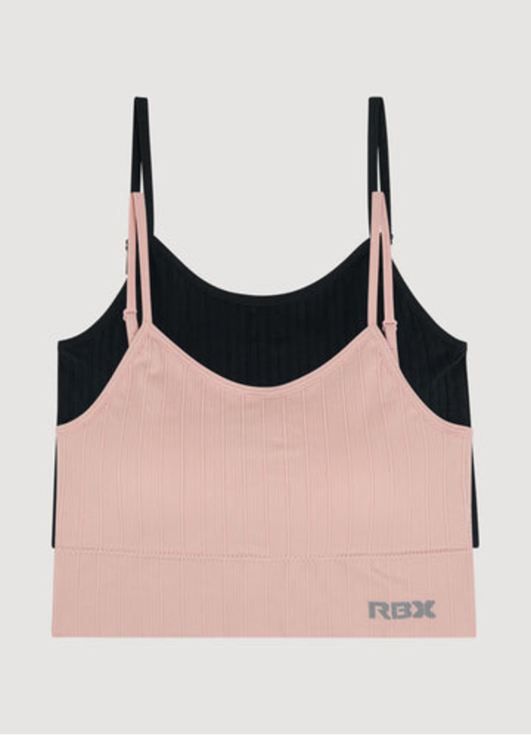 Seamless Ribbed Bralette 2-Pack - RBX Active