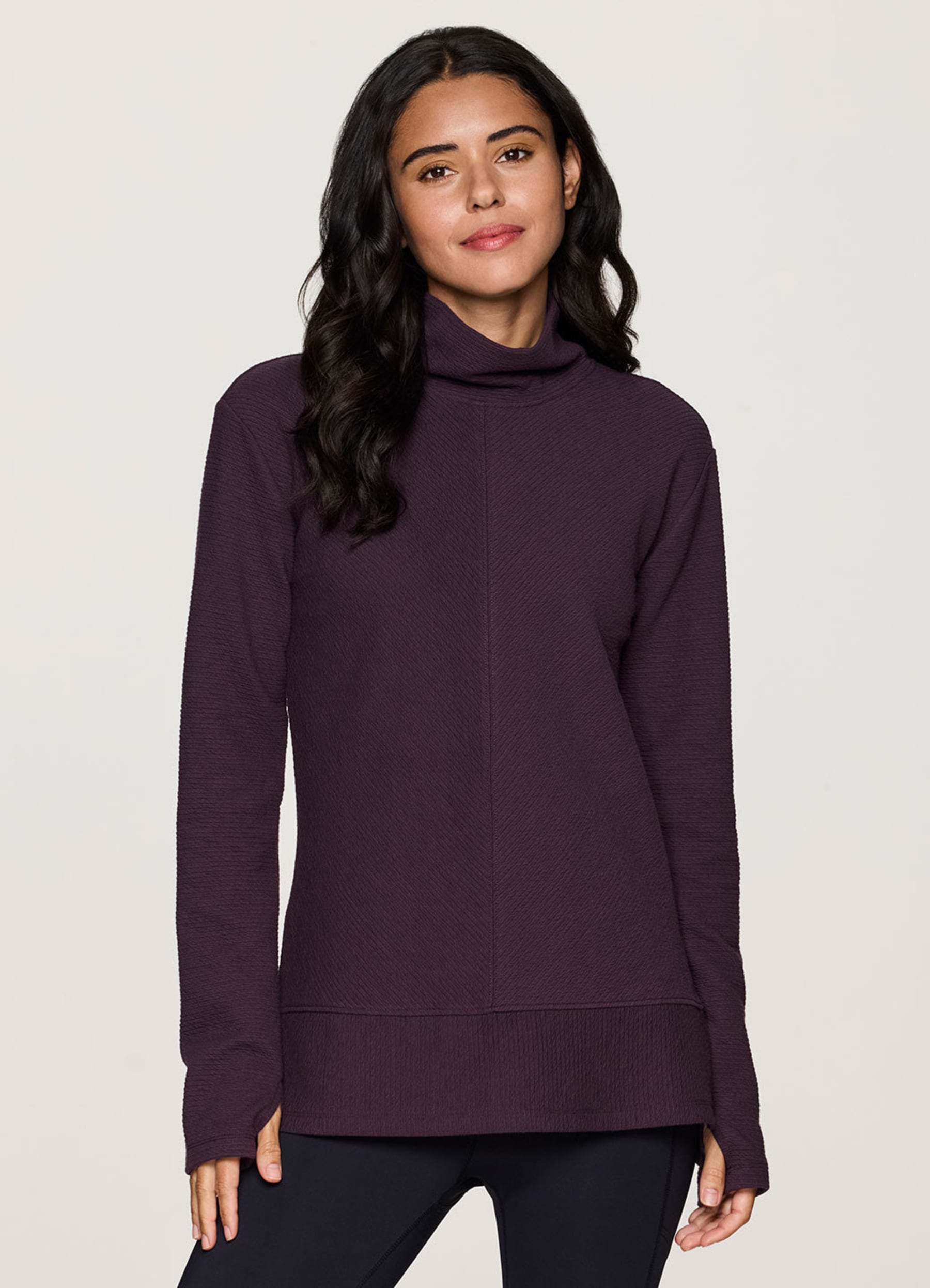 Studio Jacquard Mock Neck Pullover - RBX Active