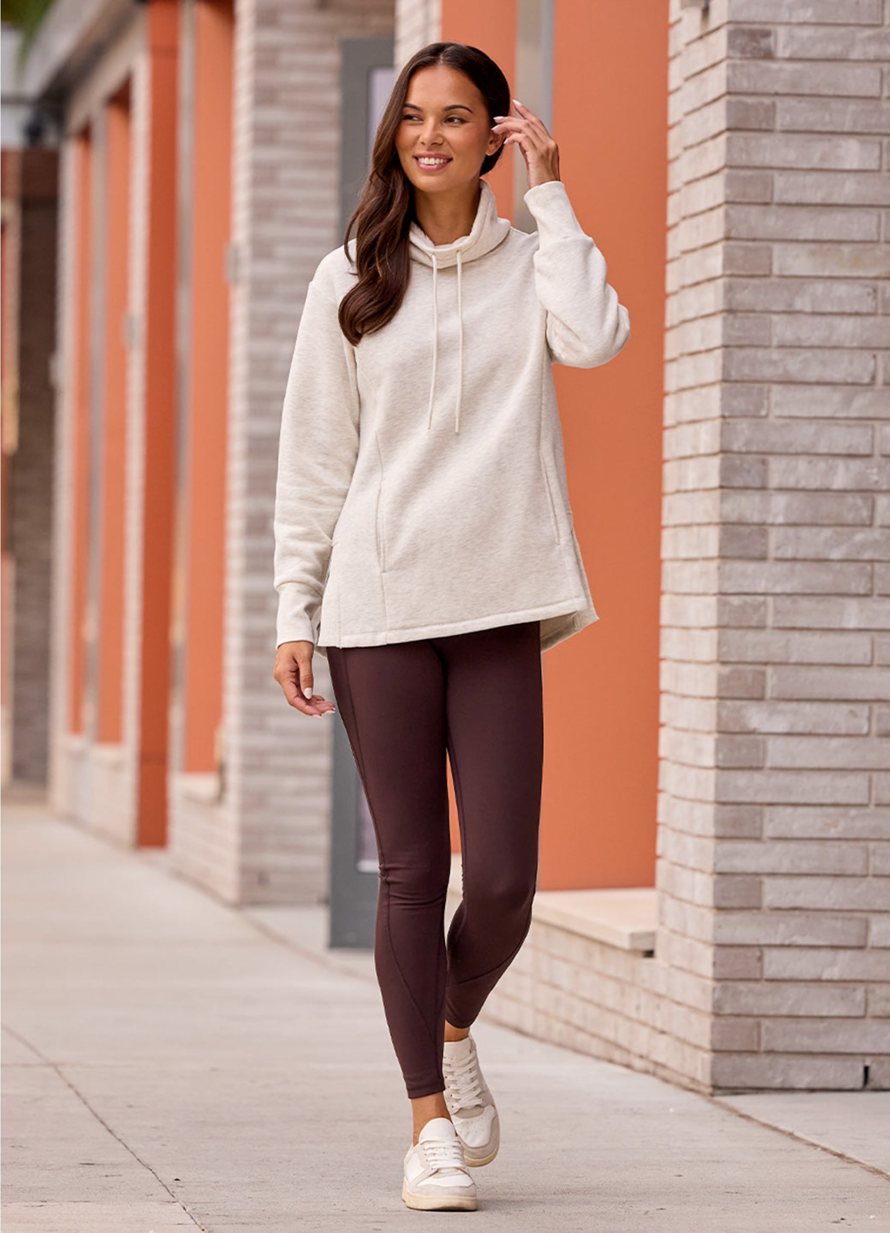 Rbx cowl neck pullover cheap