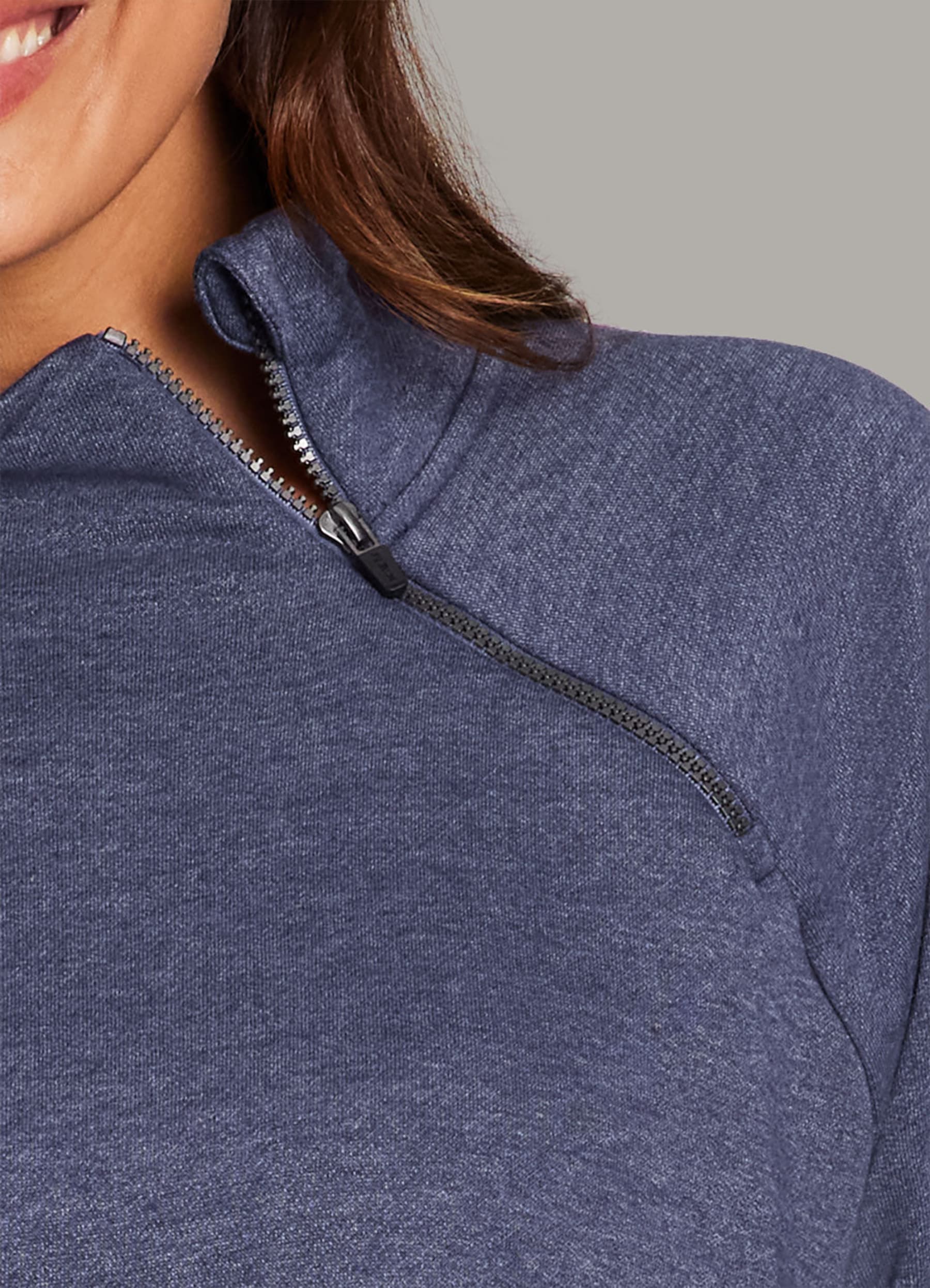 Plus Ready To Roll Fleece Mock Neck Pullover - RBX Active