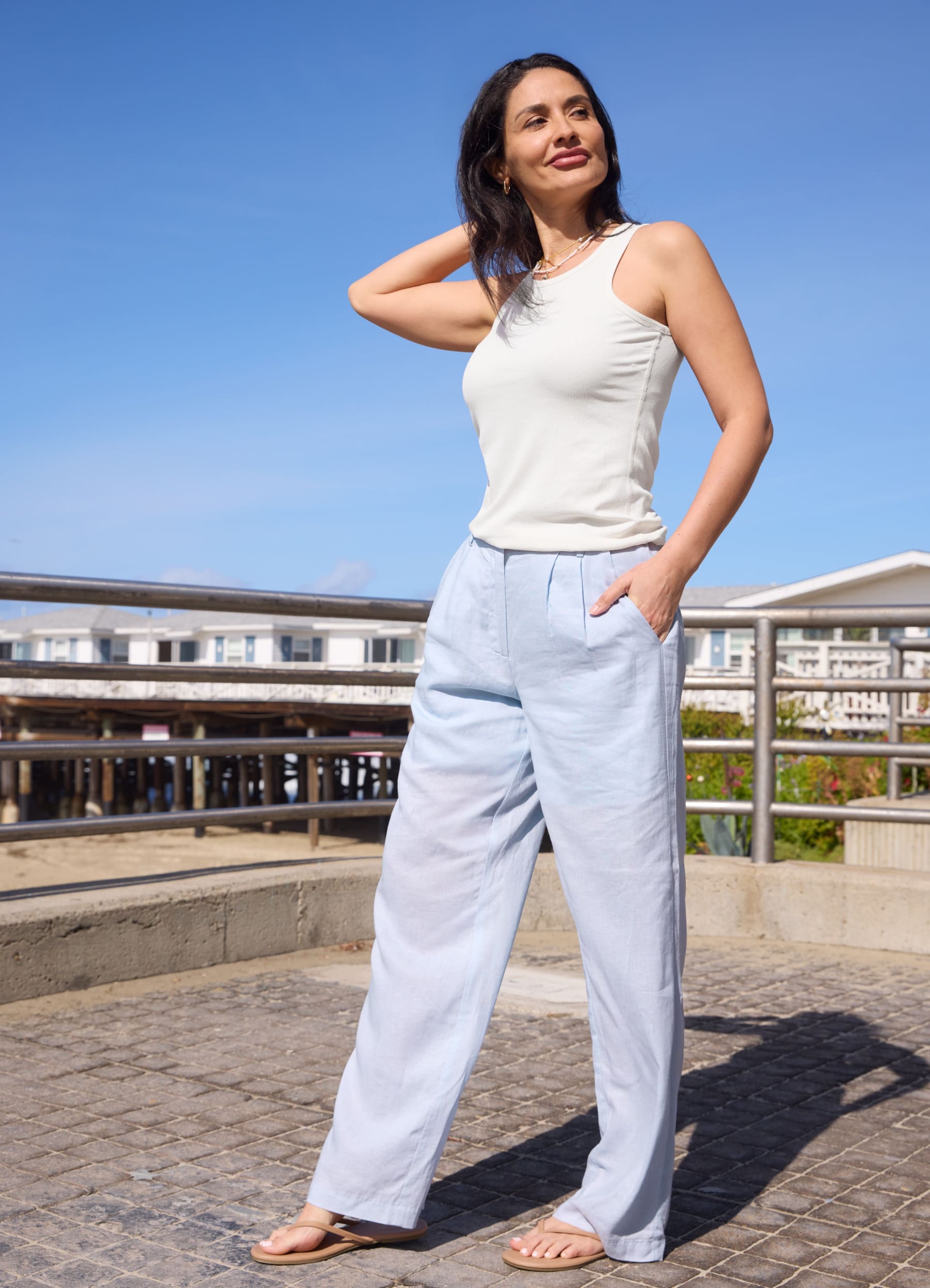 Laidback Linen Trouser Pant - RBX Active