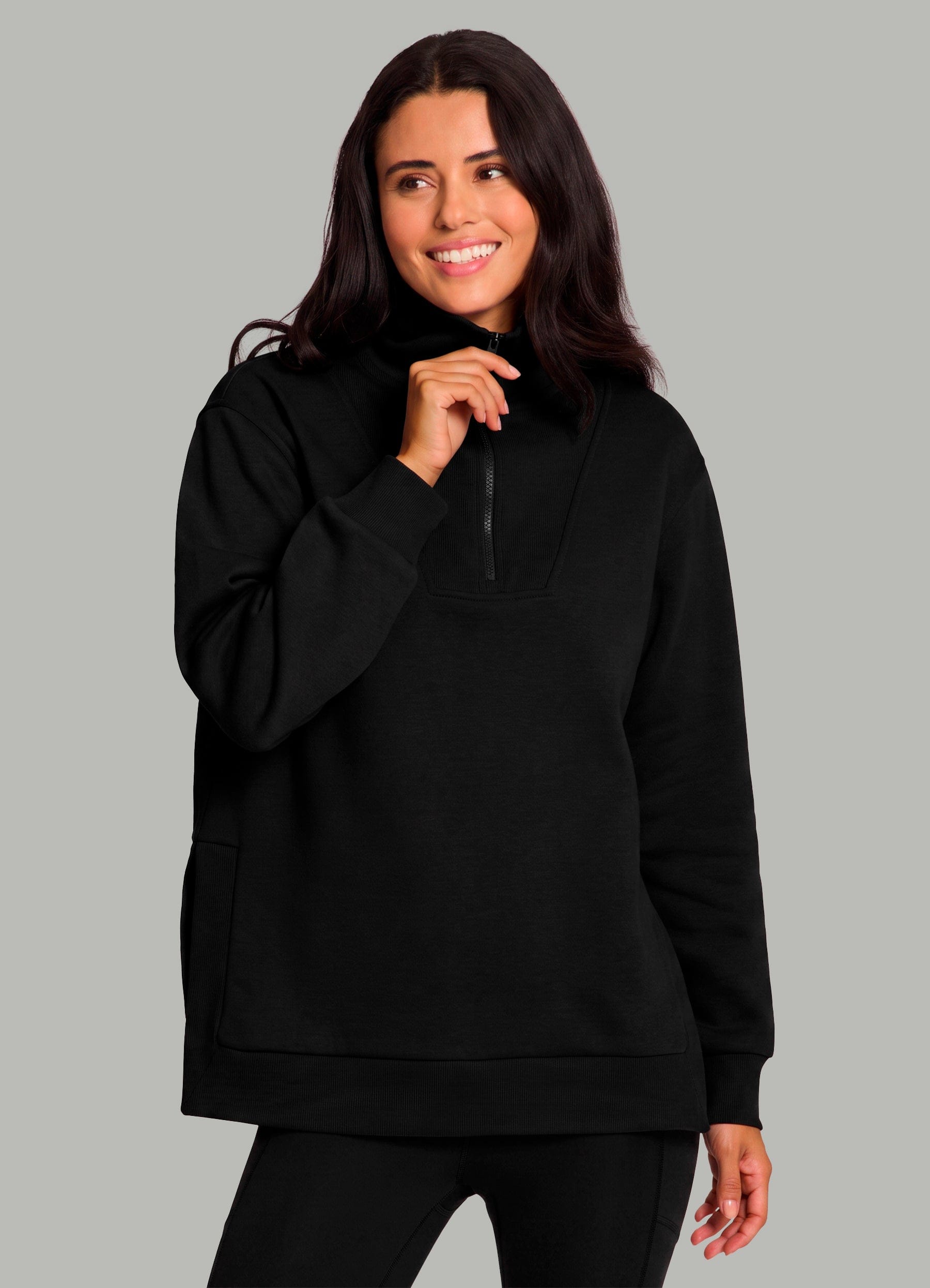 Downtown Fleece 1/4 Zip Tunic - RBX Active