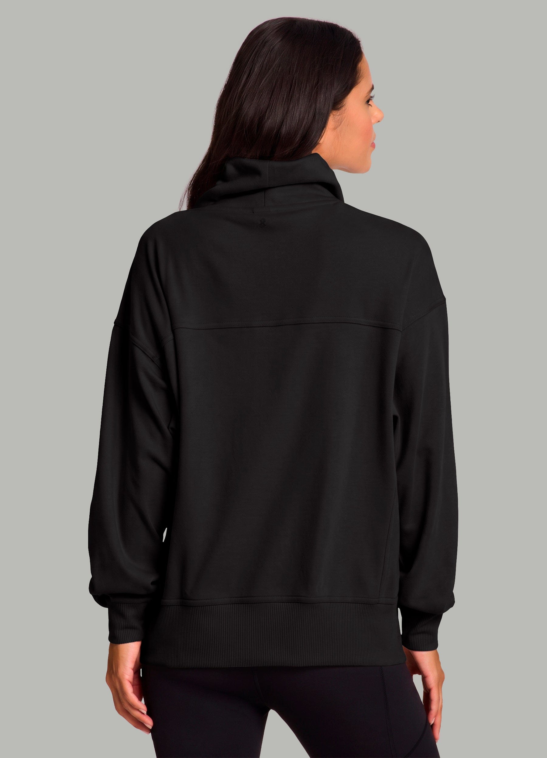 Oliver Plush Oversized Mock Neck Pullover - RBX Active