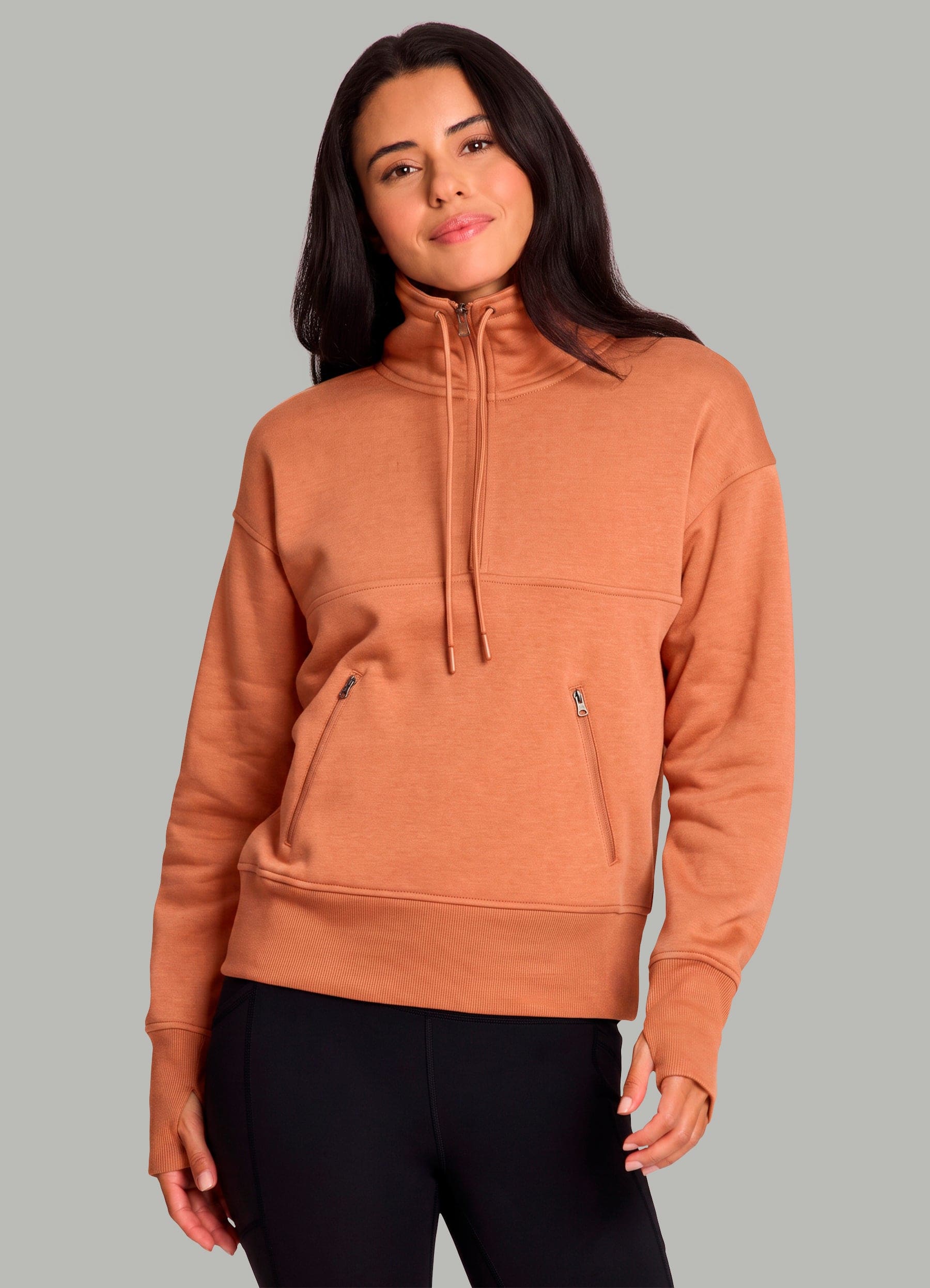 R-RONDON スエット Downtown Fleece 1/4 Zip Pullover - RBX Active