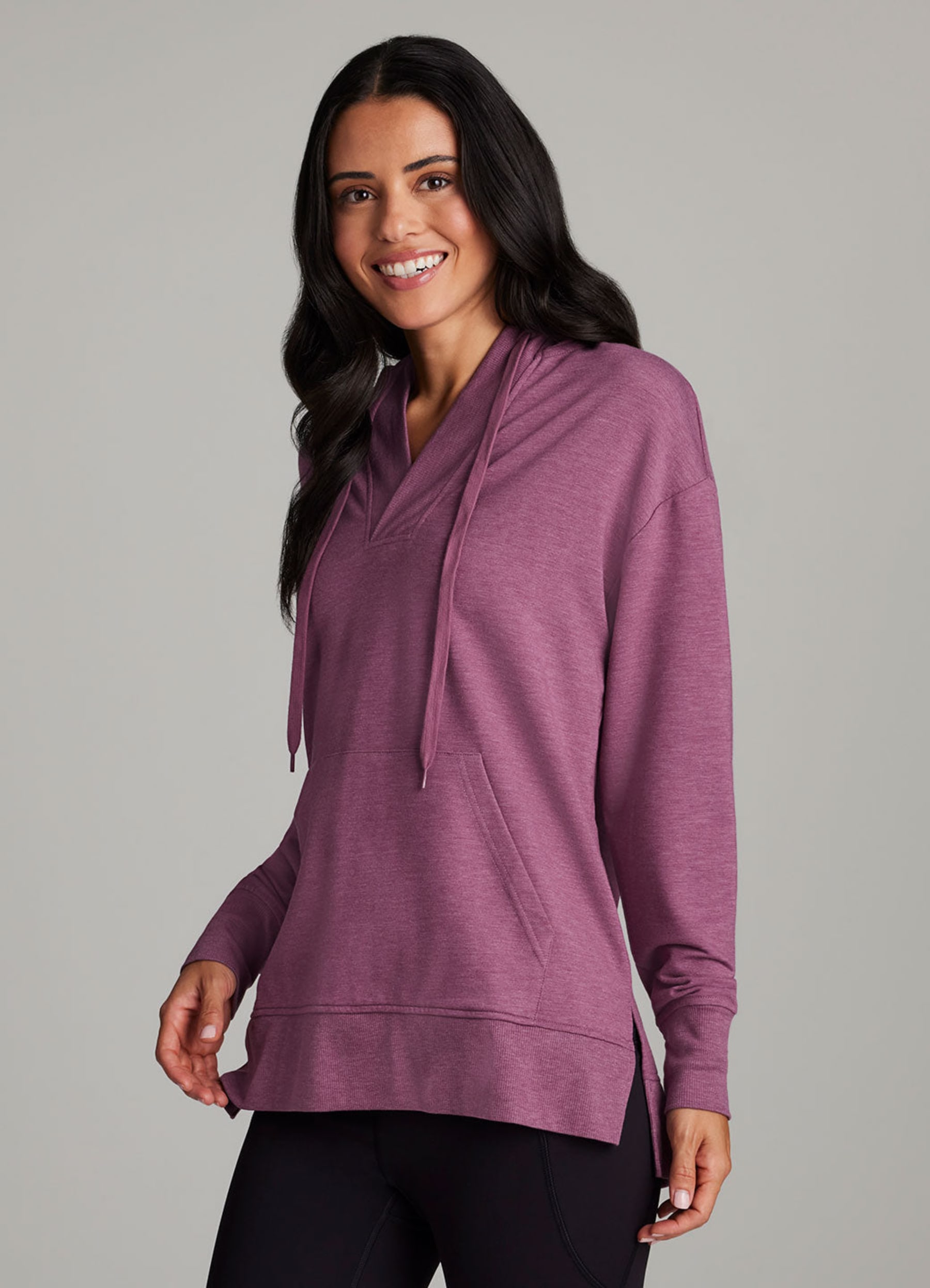 French Terry Hoodie Tunic - RBX Active