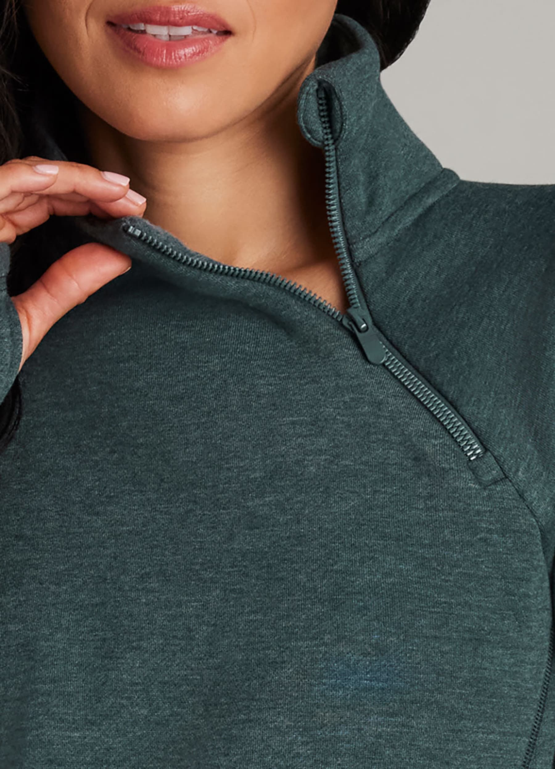 Ready To Roll Fleece Mock Neck Pullover - RBX Active