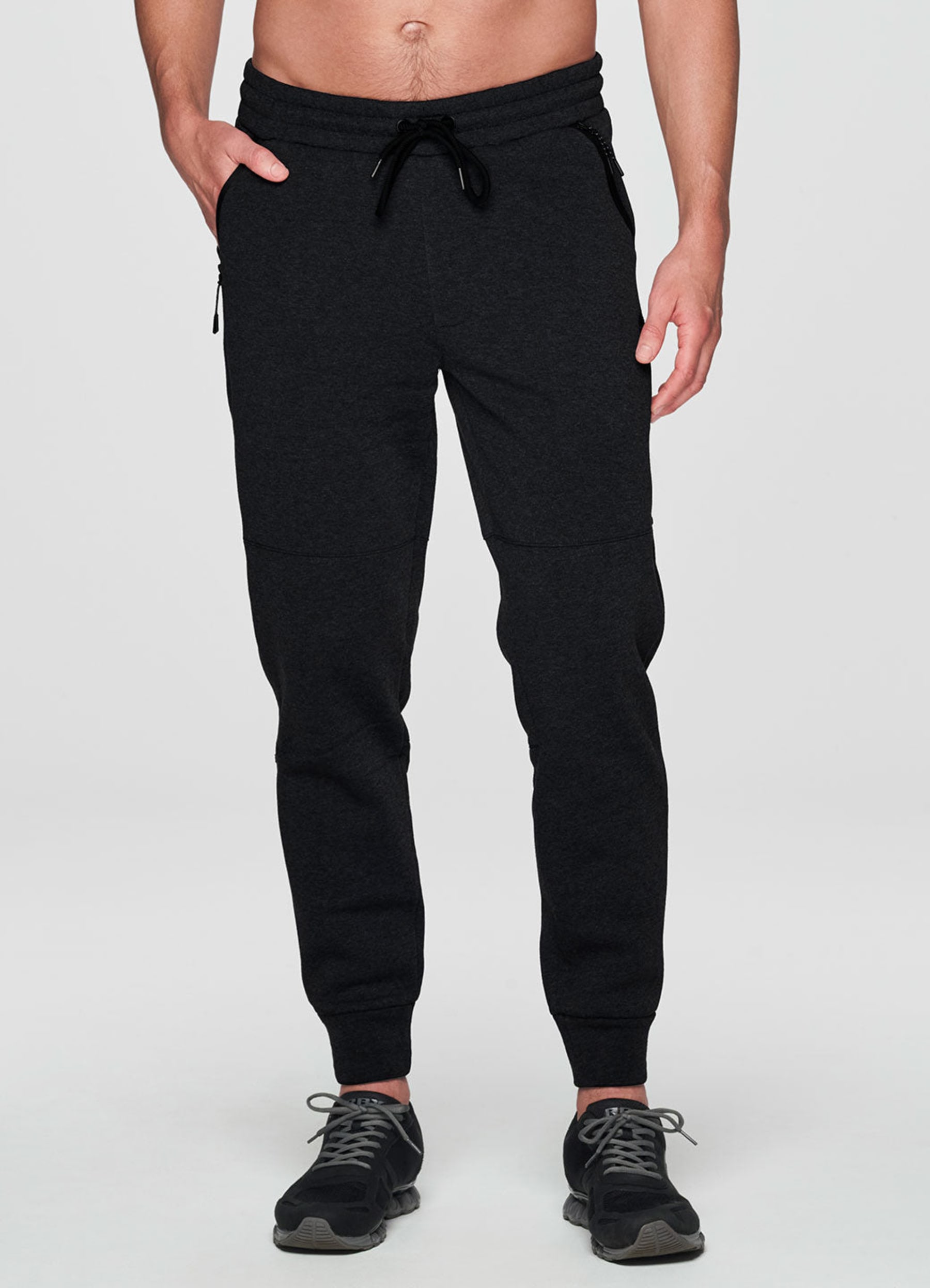 Mens fleece pants with zip pockets deals