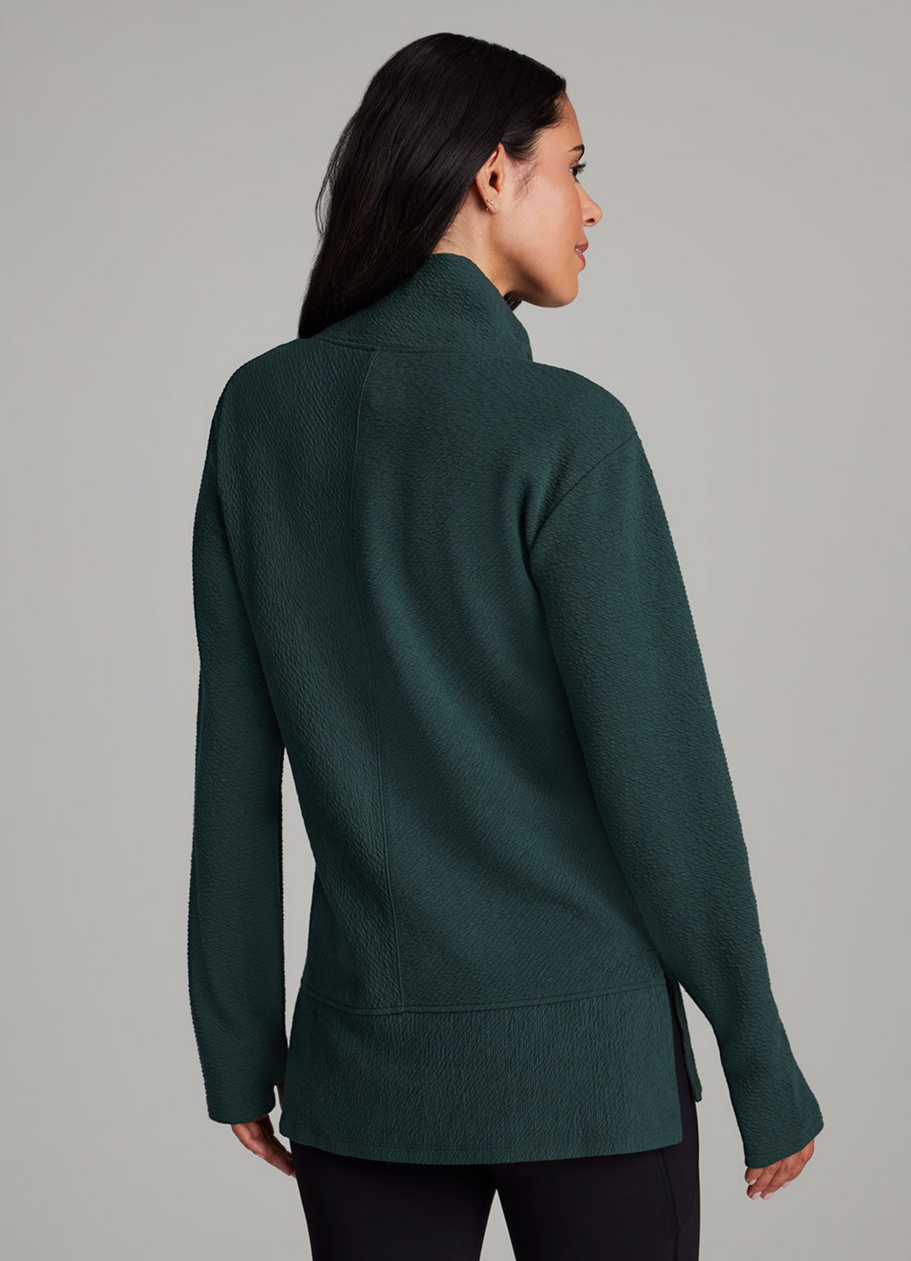 Studio Jacquard Mock Neck Pullover - RBX Active