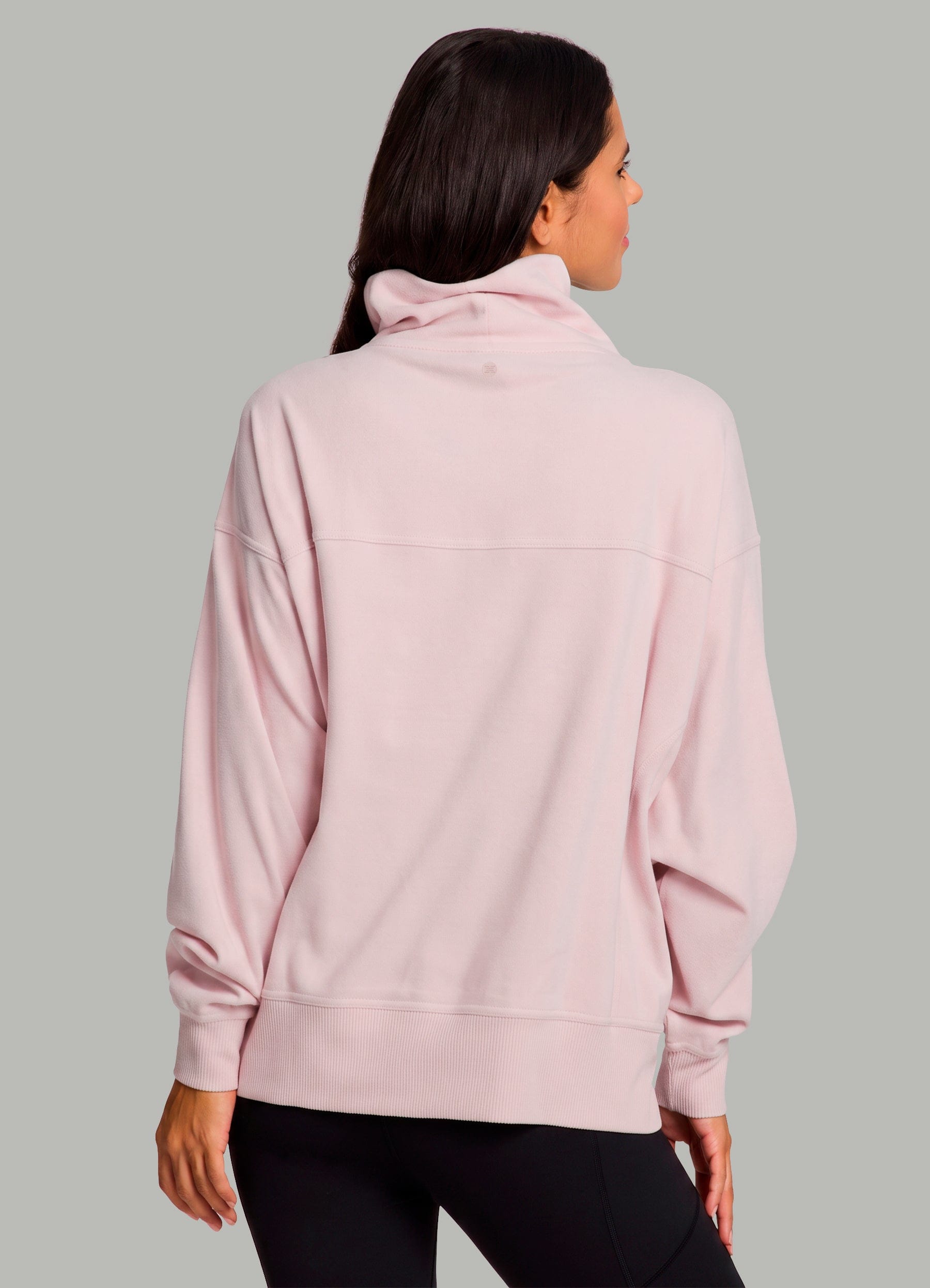 Oliver Plush Oversized Mock Neck Pullover - RBX Active