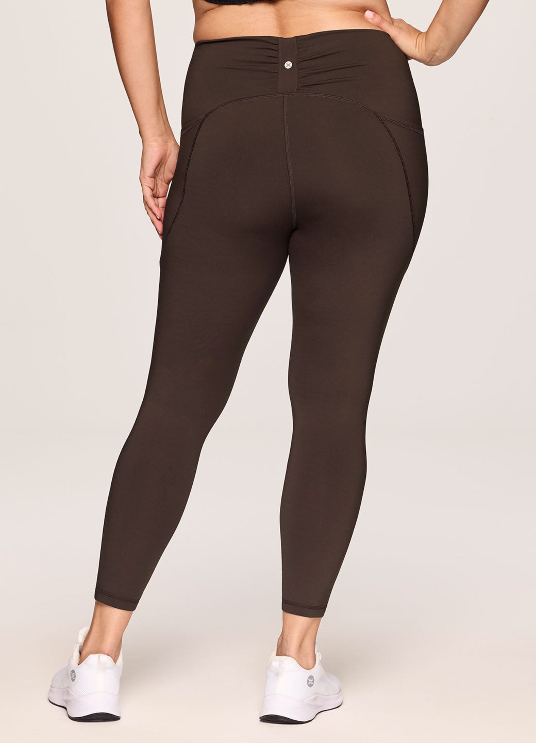 Rbx Active Women s Plus Size Flow with It Tech Flex Legging Coffee 2x