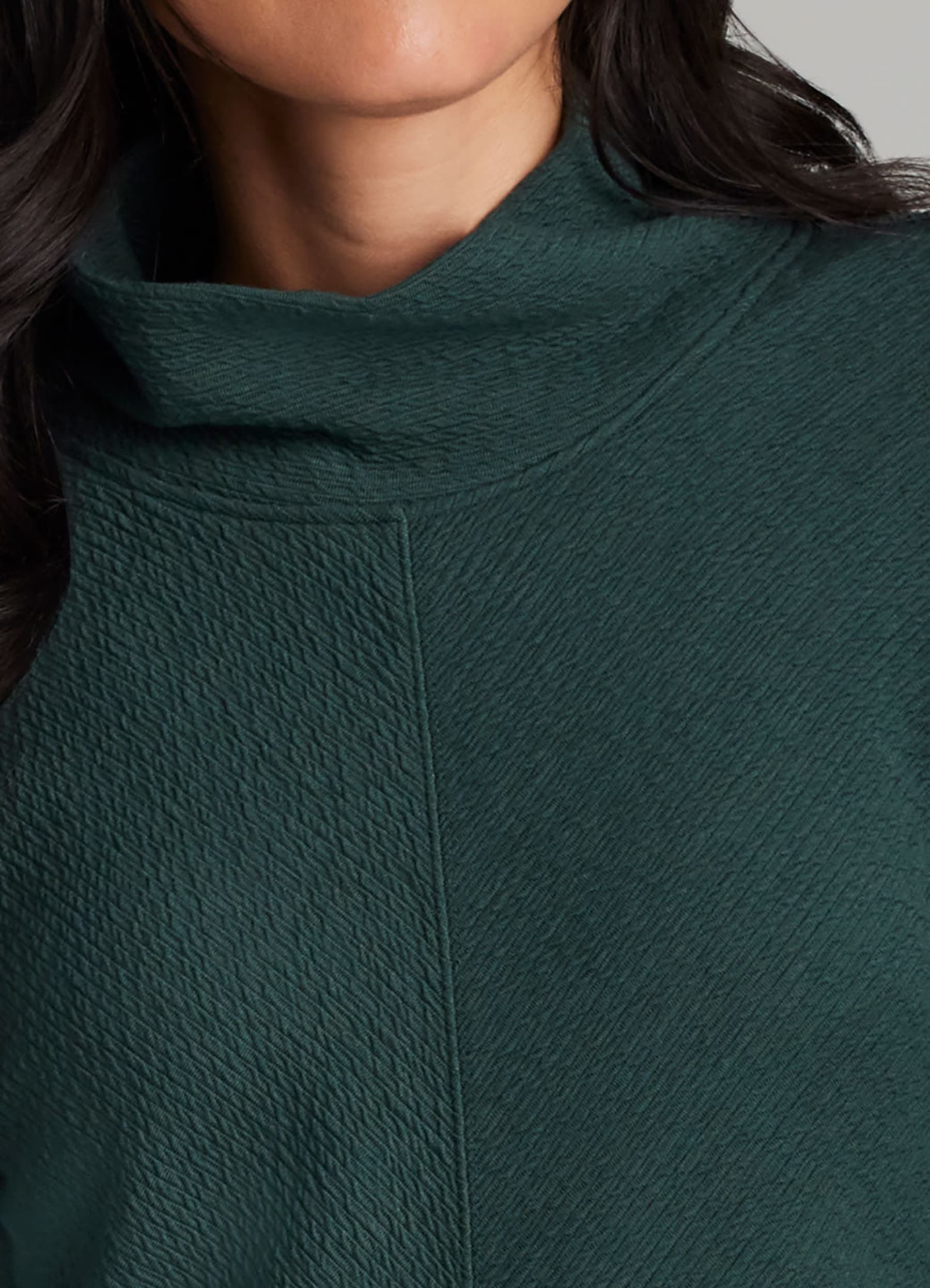 Studio Jacquard Mock Neck Pullover - RBX Active