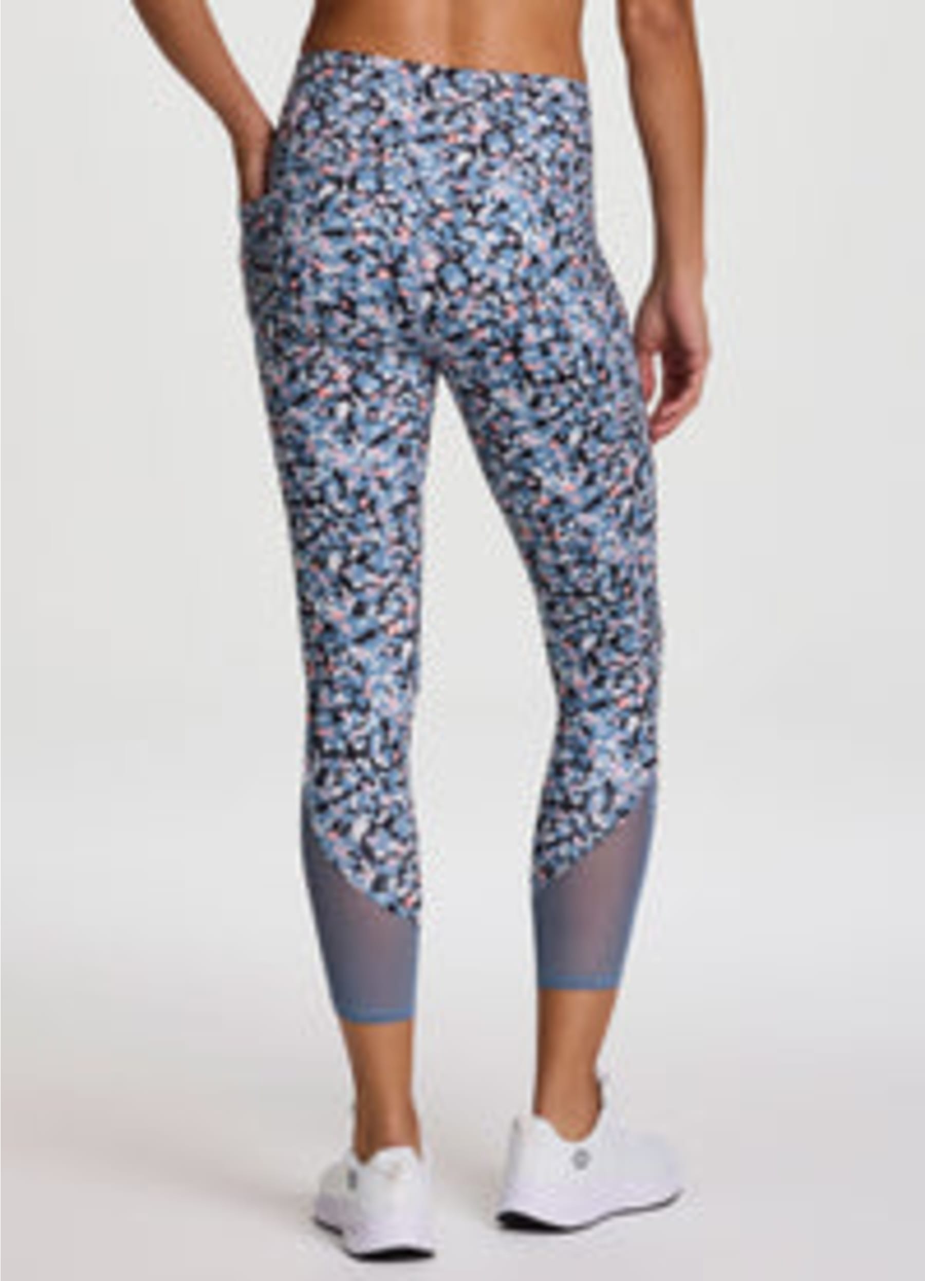 Pop the Confetti Mesh Tech Flex 7/8 Legging - RBX Active
