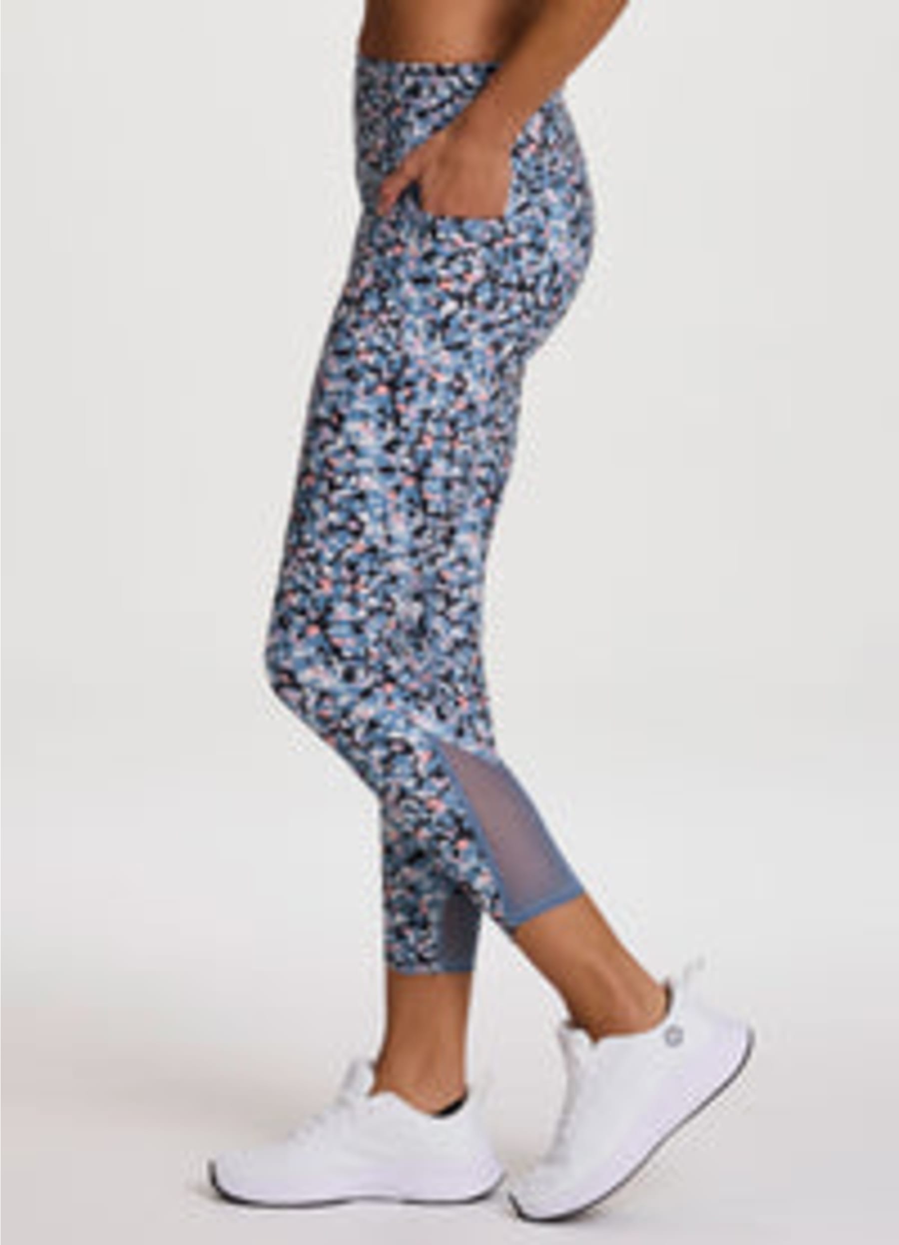 Pop the Confetti Mesh Tech Flex 7/8 Legging - RBX Active