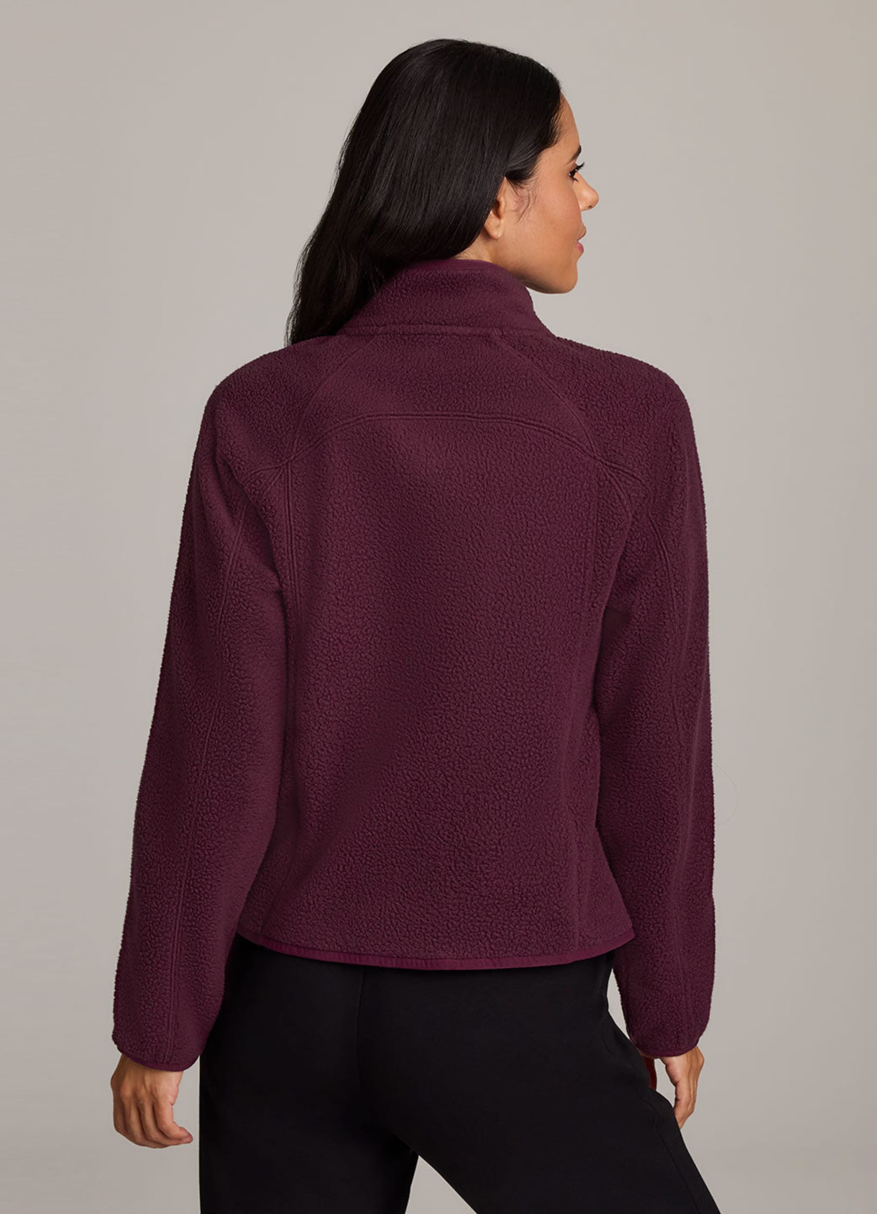 THRIVIN ジャケット ボルドー Alpine Sherpa Jacket - RBX Active