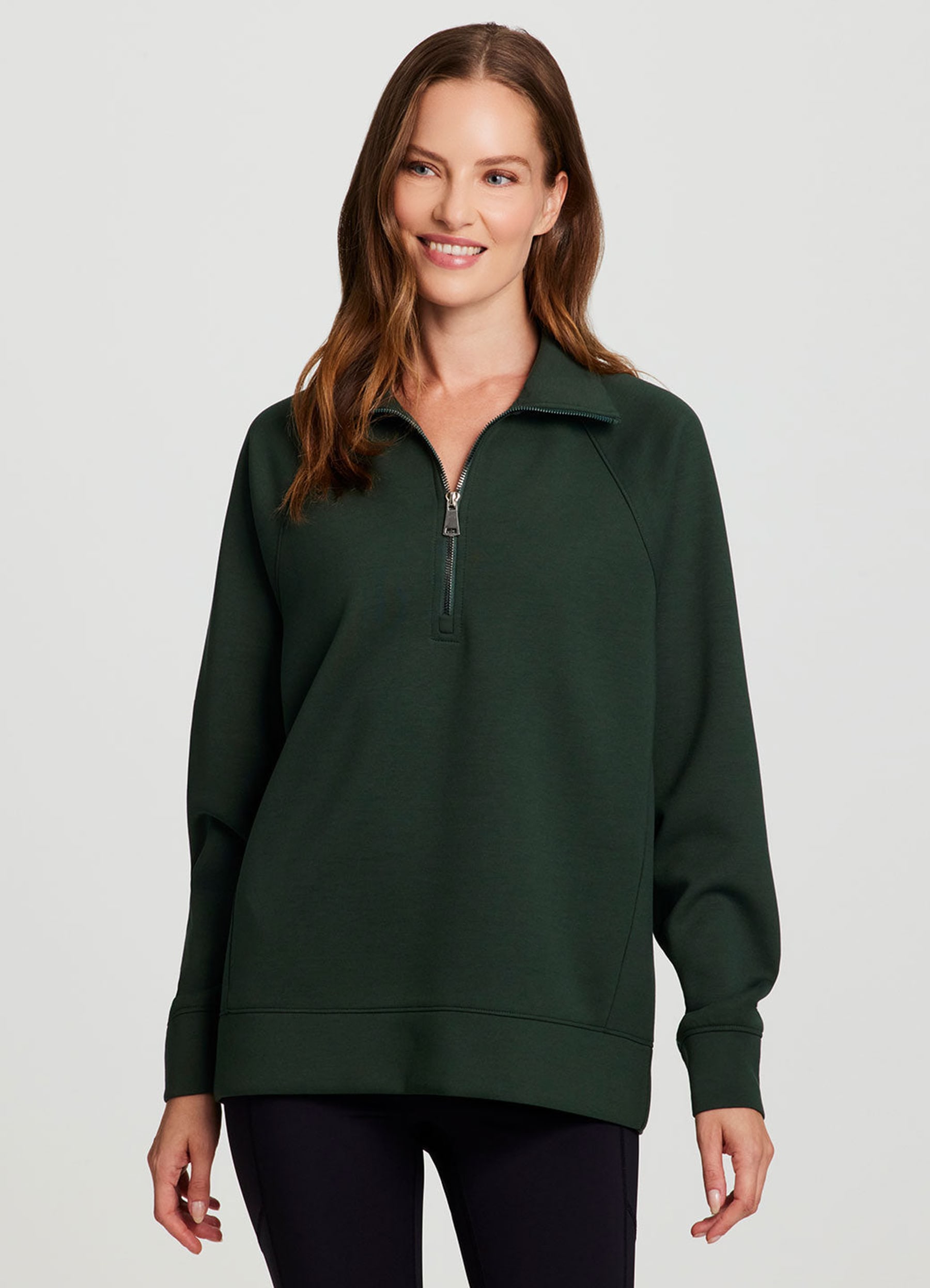 LuxeSoft Oversized Half Zip Pullover - RBX Active