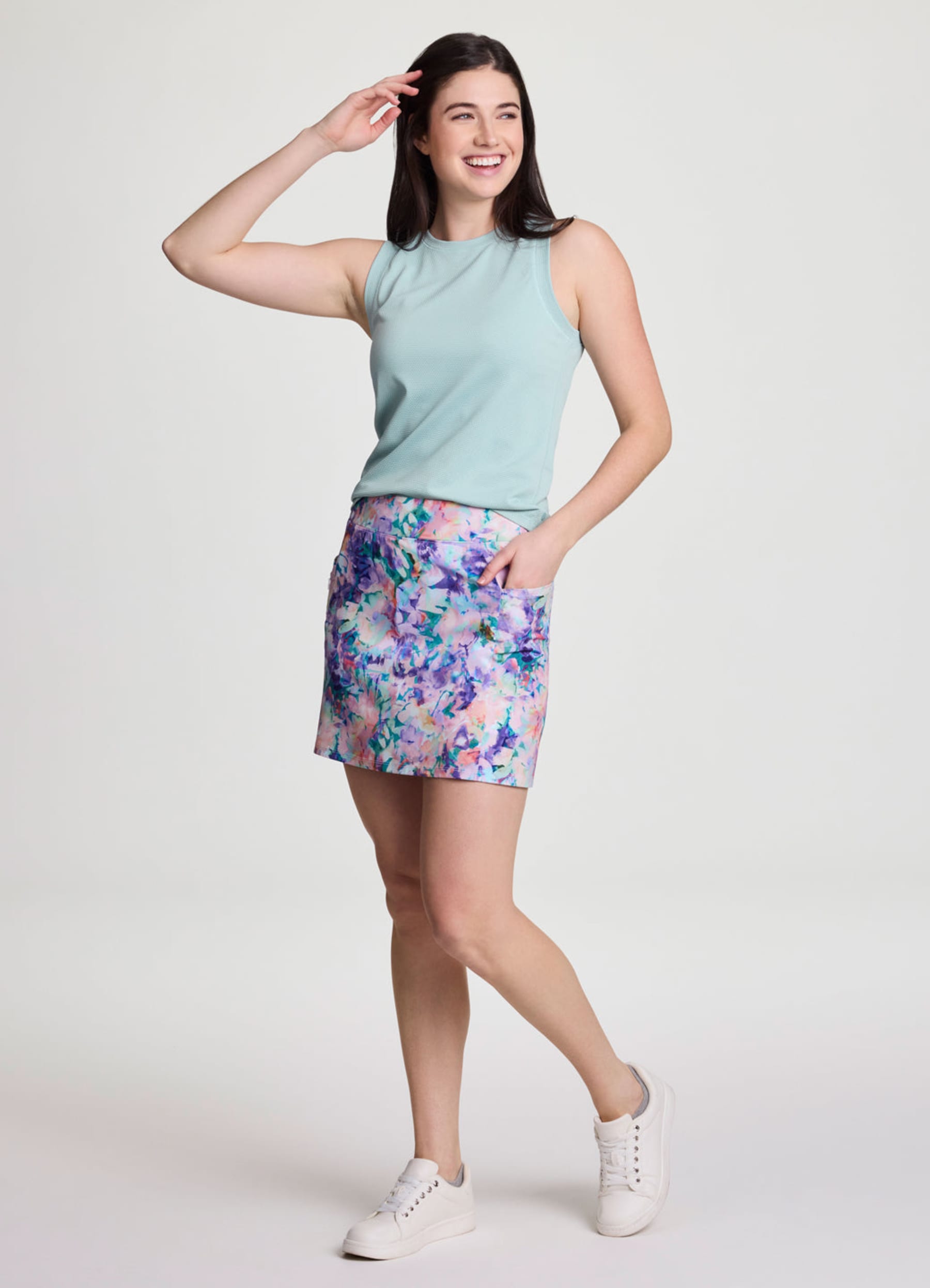 Weekend Routine Skorts In Bloom Perfect Weekend Skort - RBX Active