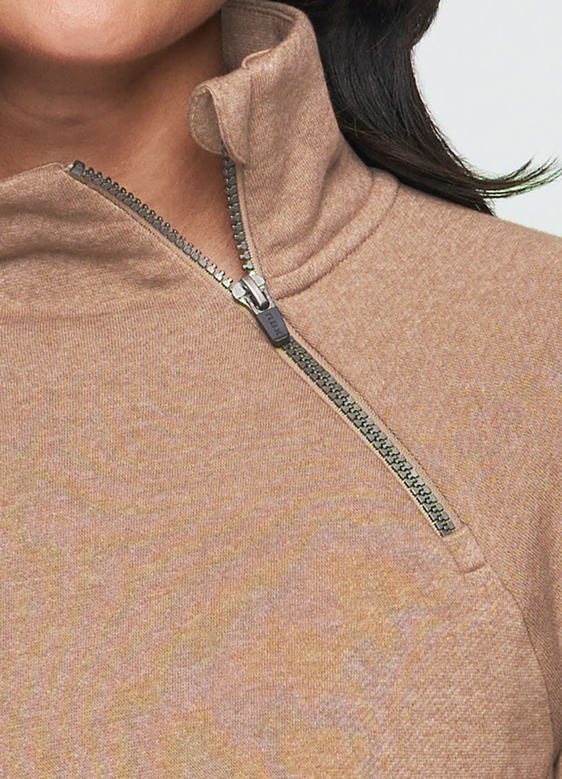 Prime Ready To Roll Fleece Zip Mock Neck Pullover - RBX Active