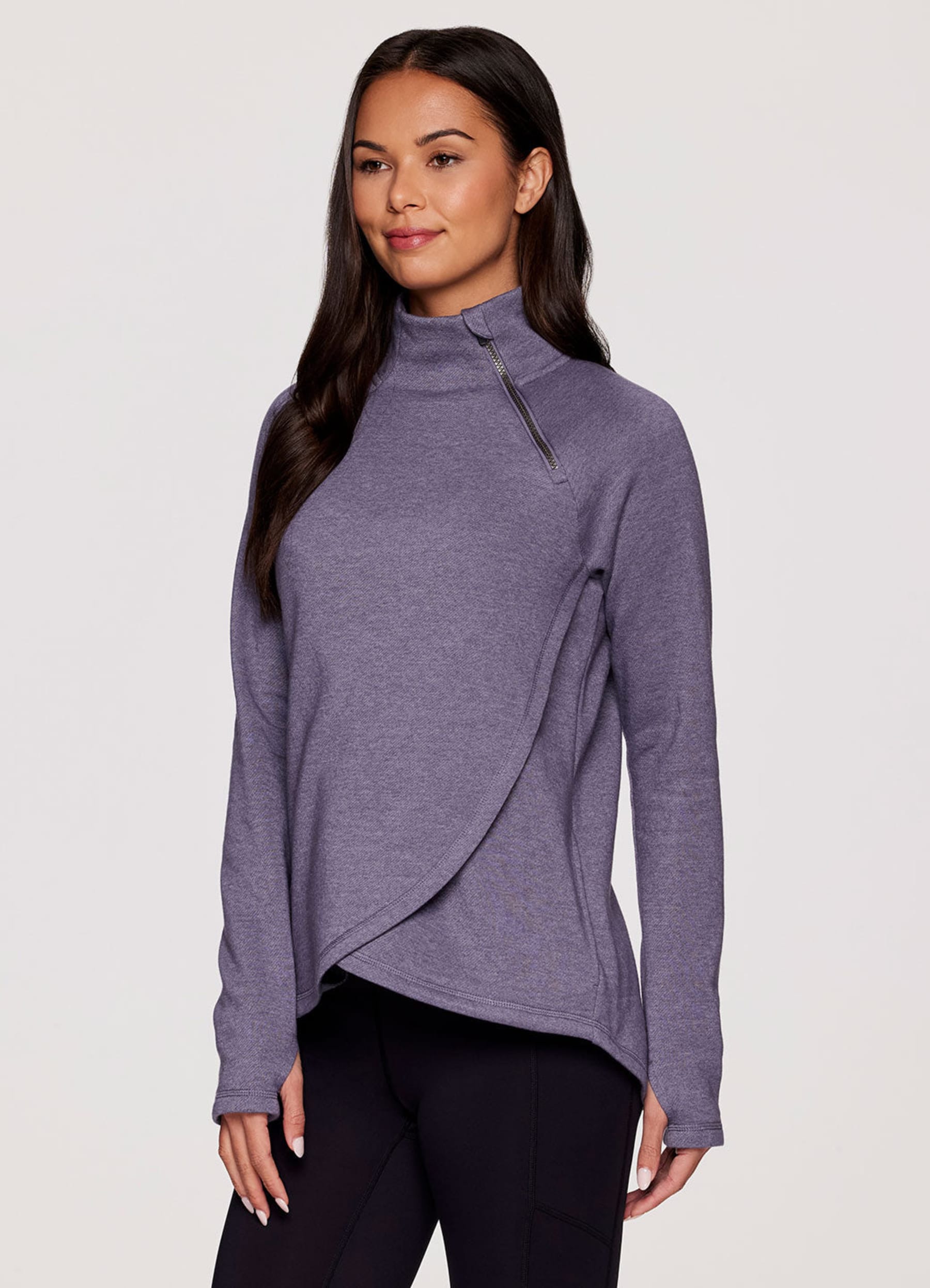 Prime Ready To Roll Fleece Zip Mock Neck Pullover - RBX Active