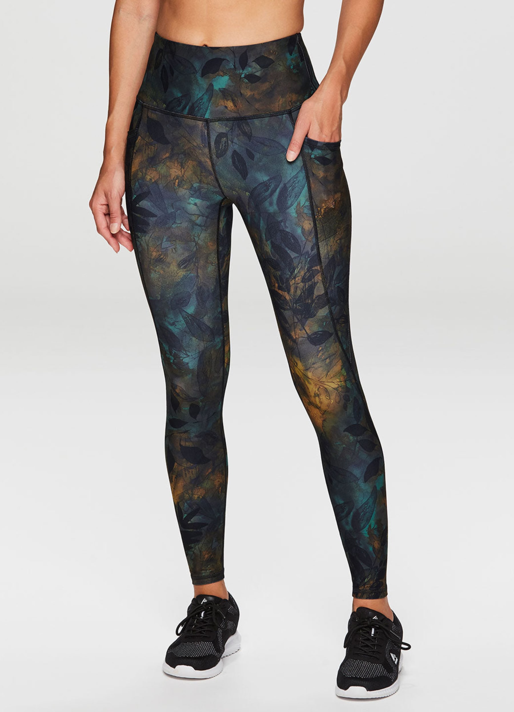 Rbx Active Women s Woodland Floral Super Soft Legging Multi Small