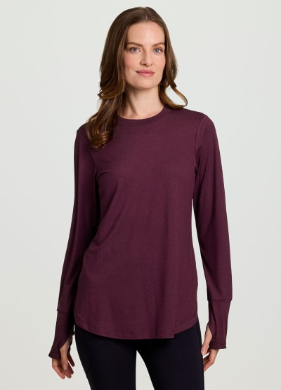 Studio Practice Long Sleeve Tunic Tee