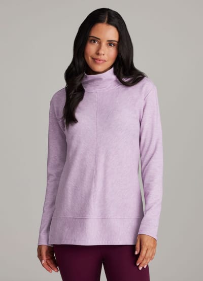 Studio Fleece Mock Neck Tunic