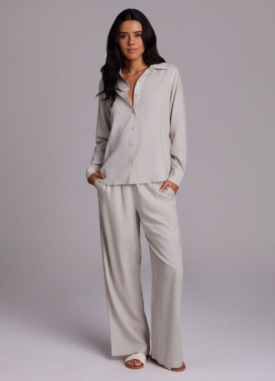 Laidback Linen Drawstring Pant