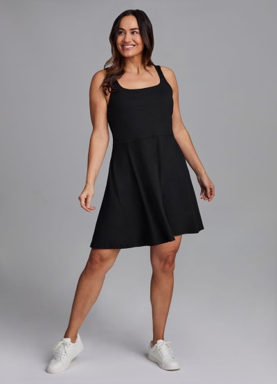 Plus Traveler Fit And Flare Dress
