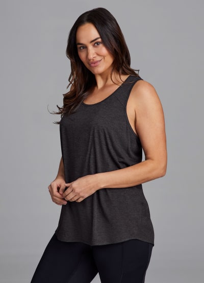 Relaxed Twist Back Tank Top