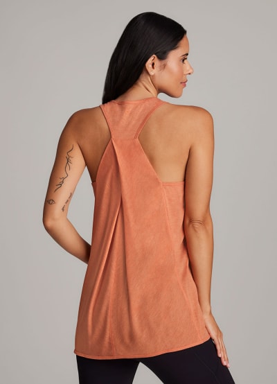 Relaxed Twist Back Tank Top