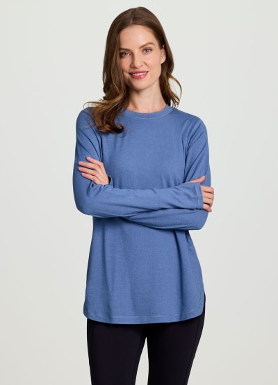 Studio Practice Long Sleeve Tunic Tee