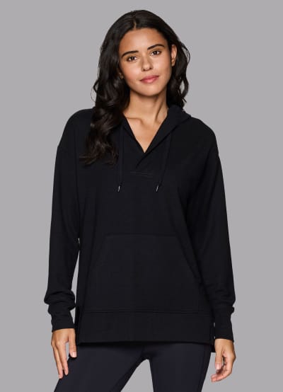 French Terry Hoodie Tunic