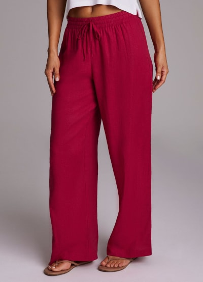 Laidback Linen Drawstring Trouser