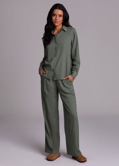 Laidback Linen Button Down Shirt