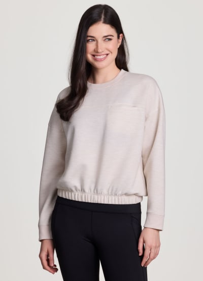 LuxeSoft Banded Pullover